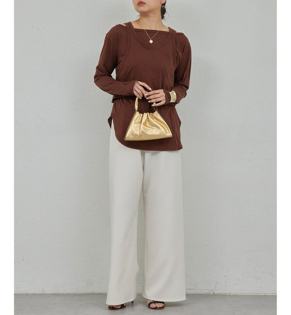  「レイヤードカットソー」|Tシャツ・カットソー|