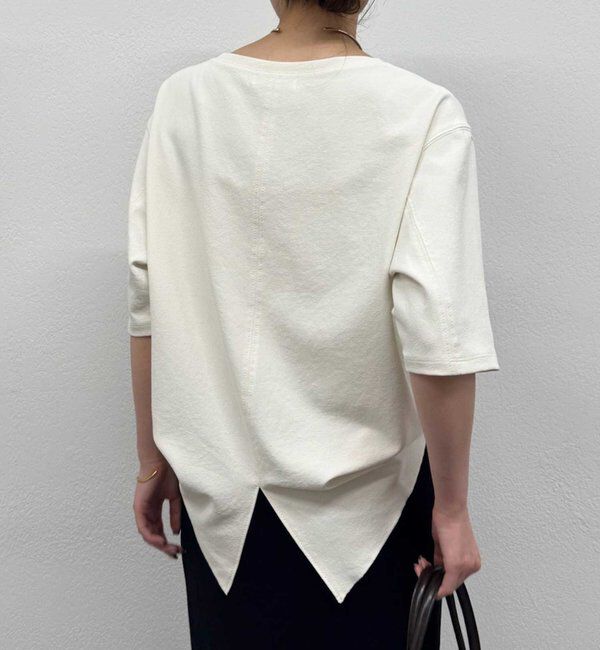  「バックスリットハーフスリーブブラウス」|シャツ・ブラウス|