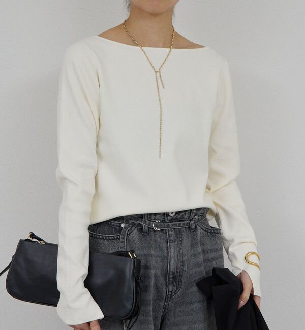  「ボートニットプルオーバー」|ニット・セーター|