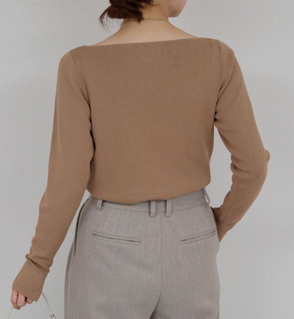  「ボートニットプルオーバー」|ニット・セーター|