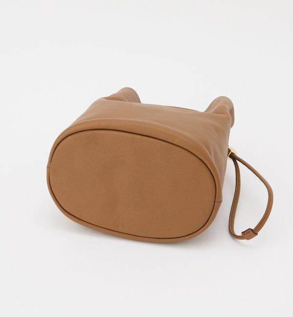  「レザー巾着バケットバッグ」|ショルダー・メッセンジャー|