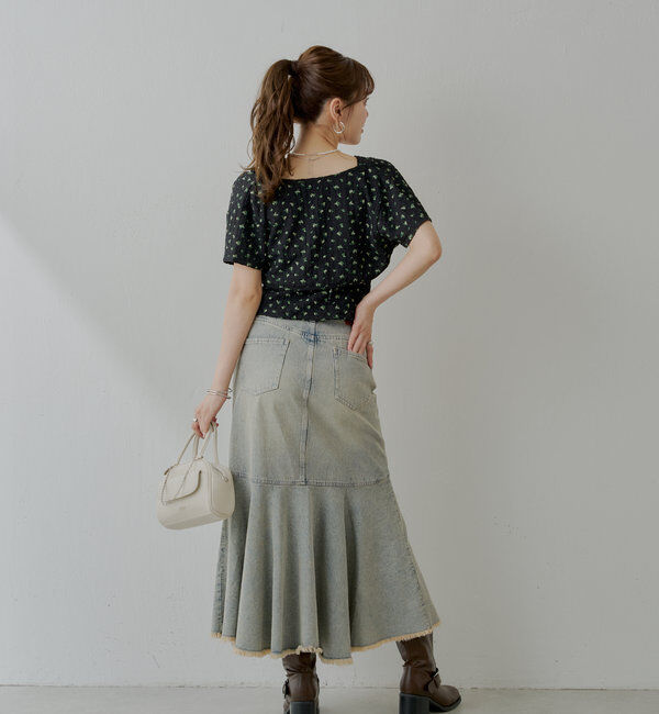  「【SET ITEM】フラワーボレロ+タンクセット」|Tシャツ・カットソー|