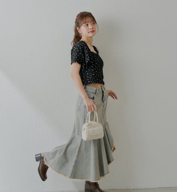  「【SET ITEM】フラワーボレロ+タンクセット」|Tシャツ・カットソー|