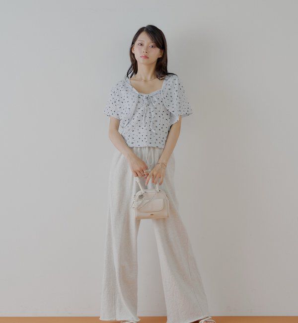  「【SET ITEM】フラワーボレロ+タンクセット」|Tシャツ・カットソー|