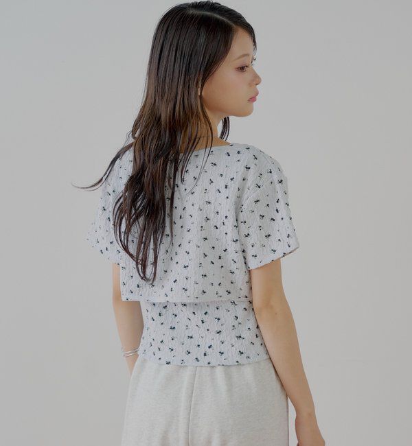  「【SET ITEM】フラワーボレロ+タンクセット」|Tシャツ・カットソー|