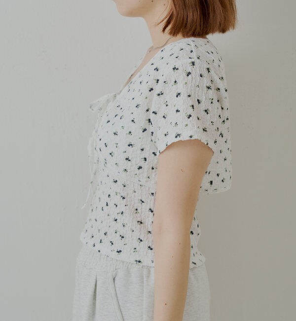  「【SET ITEM】フラワーボレロ+タンクセット」|Tシャツ・カットソー|