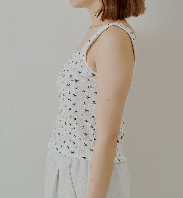  「【SET ITEM】フラワーボレロ+タンクセット」|Tシャツ・カットソー|