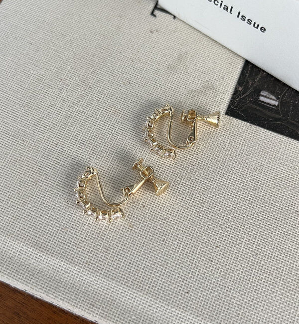  「〈GOLDY/ゴールディ〉ストーンイヤリング」|リング|