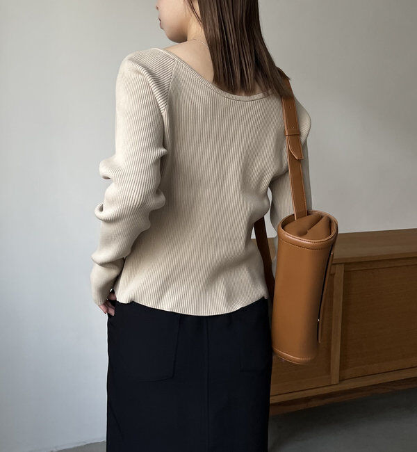  「2WAYジップニット」|ニット・セーター|