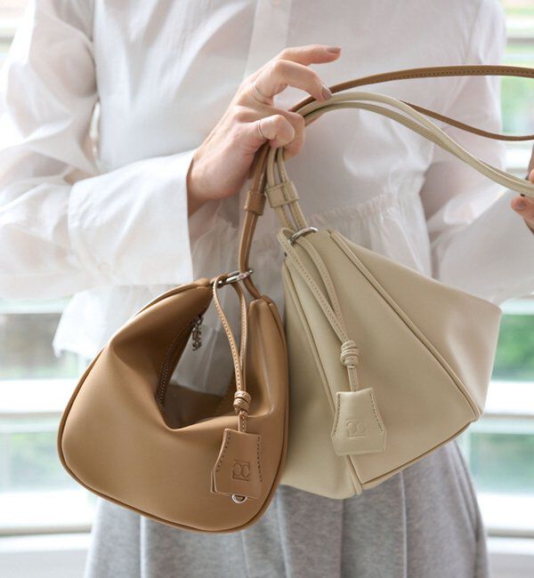  「2WAYアジャストミニバッグ」|トートバッグ|ベージュ