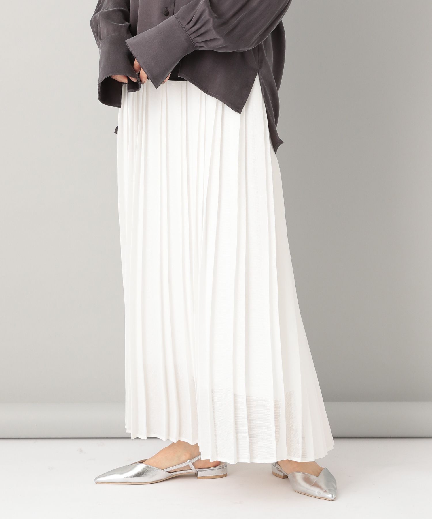A part by 「メッシュプリーツスカート」|スカート|