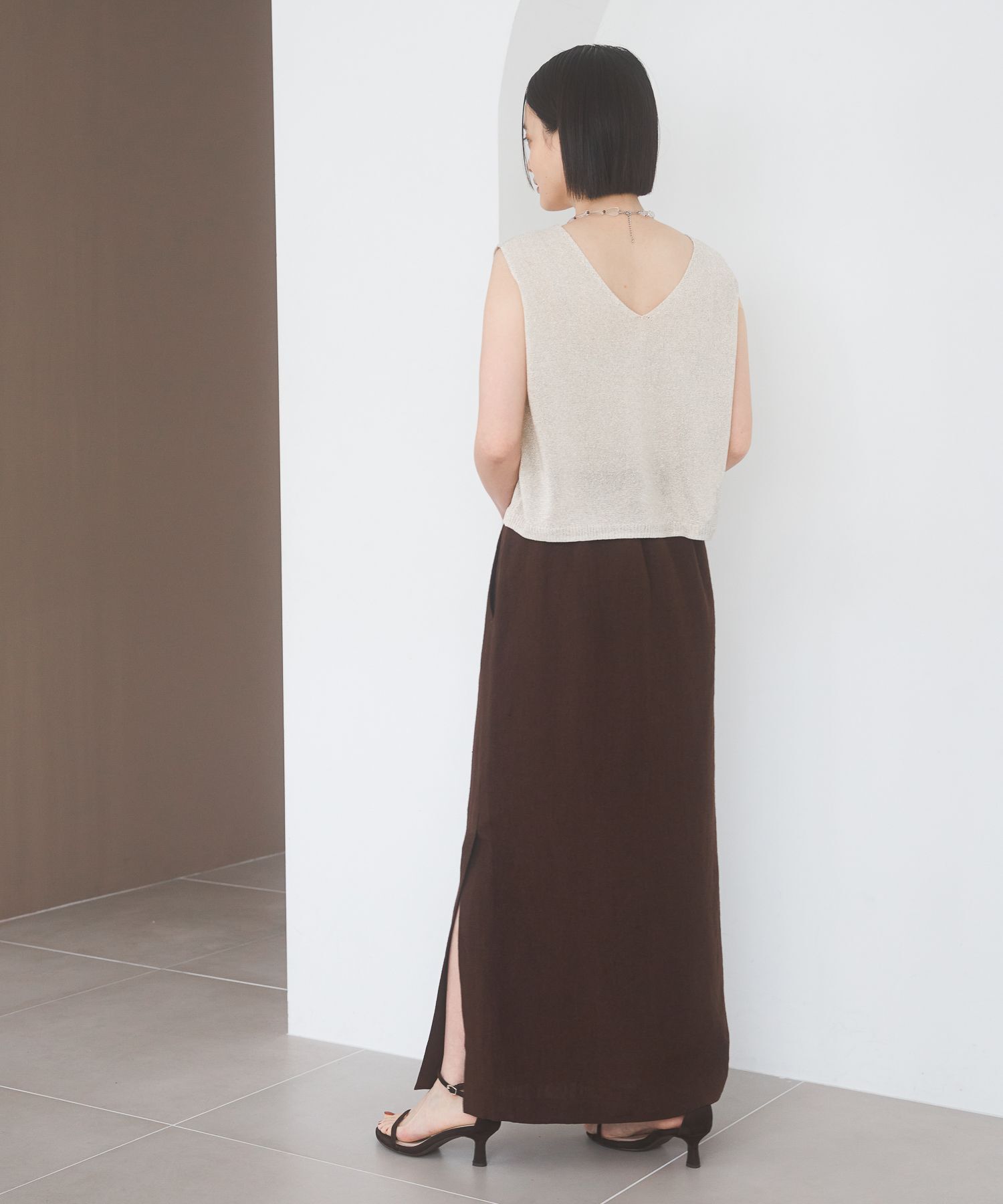 A part by 「ラメニットノースリーブ」|ニット・セーター|