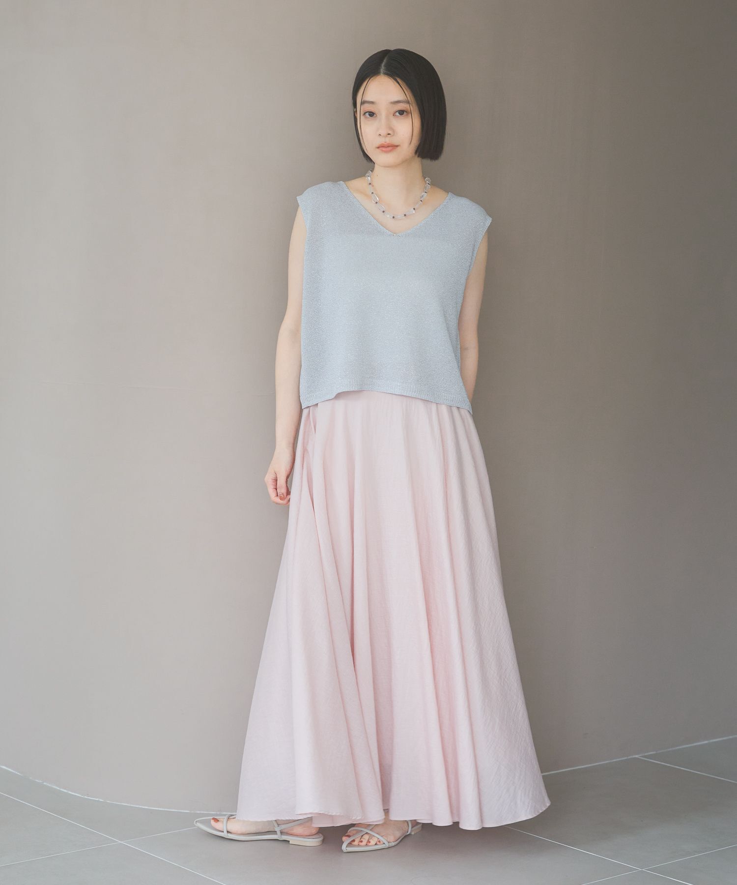 A part by 「ラメニットノースリーブ」|ニット・セーター|