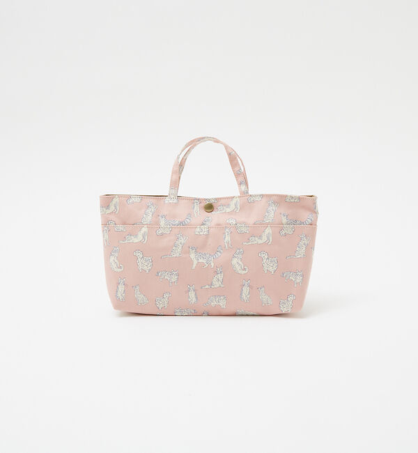 collex「リバティプリント バッグインバッグ ミャオウ 猫柄」|エコバッグ|