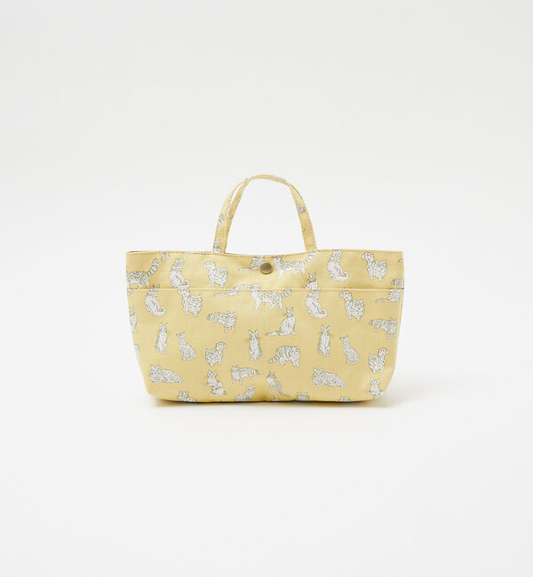 collex「リバティプリント バッグインバッグ ミャオウ 猫柄」|エコバッグ|