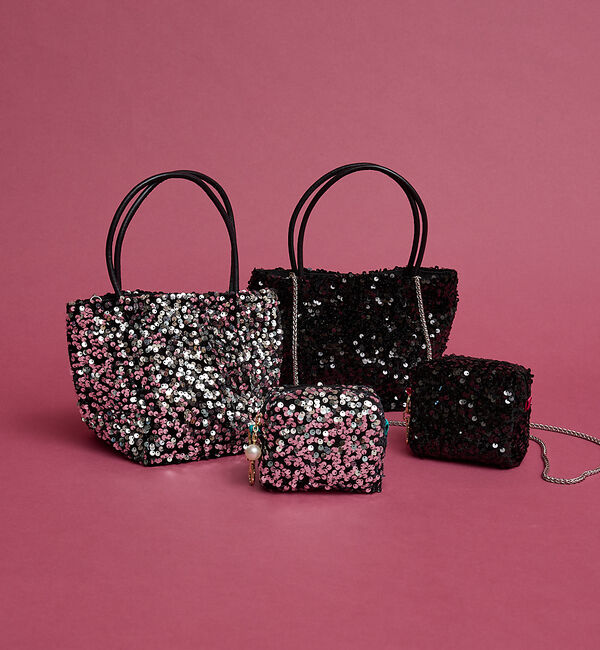 collex「【WEB限定】スパンコール2WAYミニトートバッグ」|ショルダー・メッセンジャー|