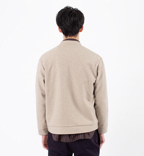 ABAHOUSE「ストレッチメルトン イージー ブルゾン」|ブルゾン・スタジャン|