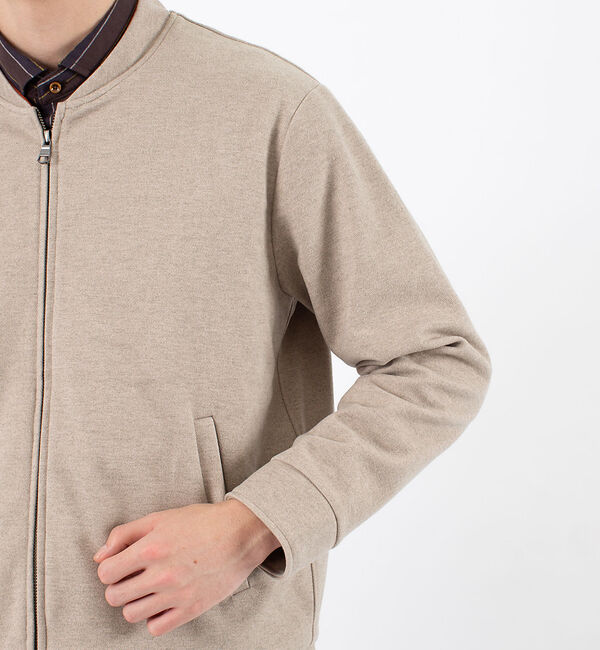 ABAHOUSE「ストレッチメルトン イージー ブルゾン」|ブルゾン・スタジャン|