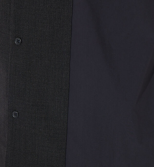 ABAHOUSE「タイプライター 切替 コンビ 半袖シャツ」|シャツ・ブラウス|