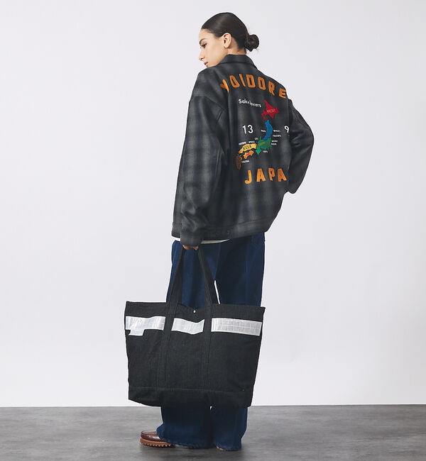 ABAHOUSE「【WEEKENDER/ウィークエンダー】 SAFETY DENIM TOTE/デ」|トートバッグ|