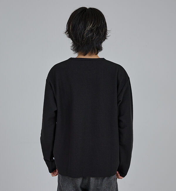 ABAHOUSE「【AH ABAHOUSE】モダン カノコ クルーネック ロングスリーブTシャツ」|Tシャツ・カットソー|