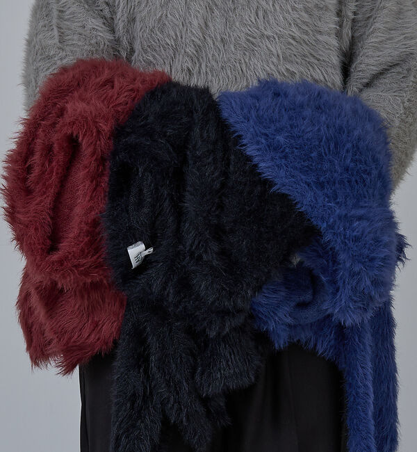 ABAHOUSE「【AH ABAHOUSE】ロングシャギー クルーネックニット」|ニット・セーター|