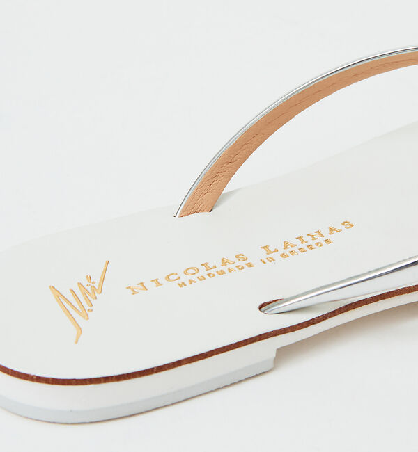 Rouge vif「NICOLAS LAINAS クロスストラップサンダル」|サンダル|