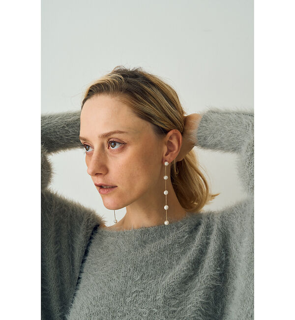 Rouge vif「【Ettika/エティカ】5連パールチェーンピアス」|ピアス|