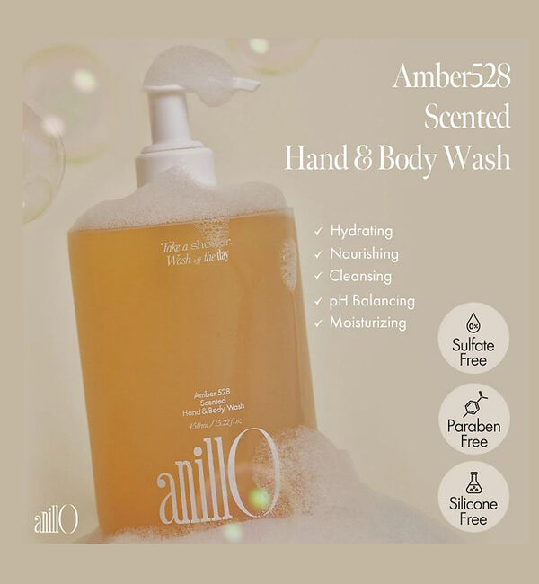 Rouge vif「【一部店舗限定】【anillo/アニーロ】アンバー528ハンド＆ボディウォッシュ」|美容液・オイル・クリーム|その他