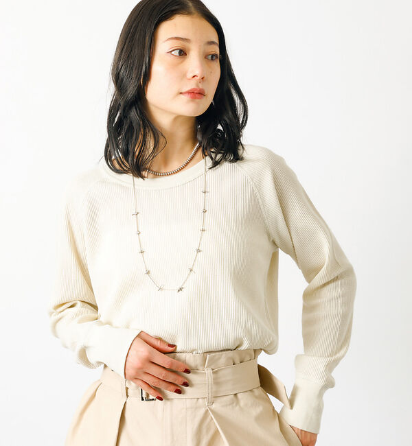 Rouge vif「【FRUIT OF THE LOOM】無地 サーマルロンTEE / ラグラン /」|Tシャツ・カットソー|アイボリー