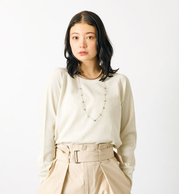 Rouge vif「【FRUIT OF THE LOOM】無地 サーマルロンTEE / ラグラン /」|Tシャツ・カットソー|