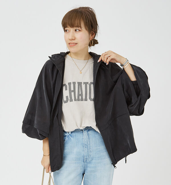 Rouge vif「フィブリルシアーフーディーブルゾン」|ブルゾン・スタジャン|