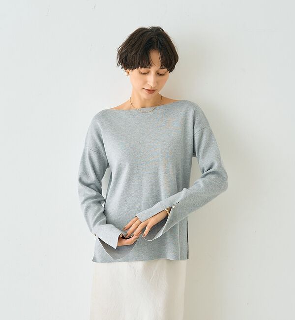 Rouge vif「スムーススリットニットプルオーバー【予約】」|ニット・セーター|