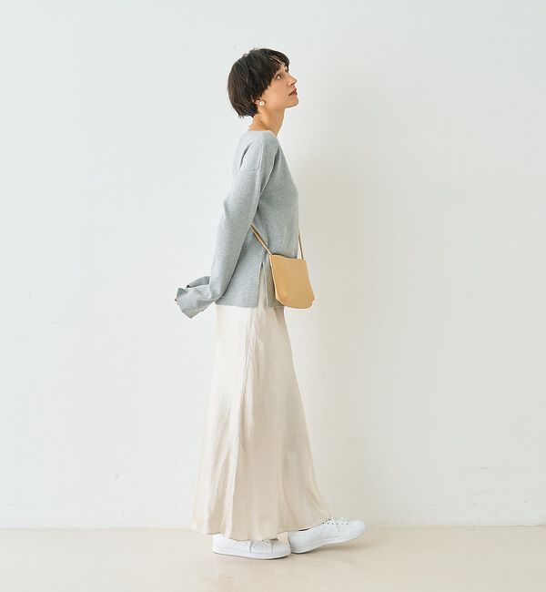 Rouge vif「スムーススリットニットプルオーバー【予約】」|ニット・セーター|