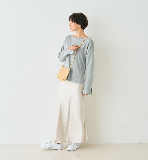 Rouge vif「スムーススリットニットプルオーバー【予約】」|ニット・セーター|