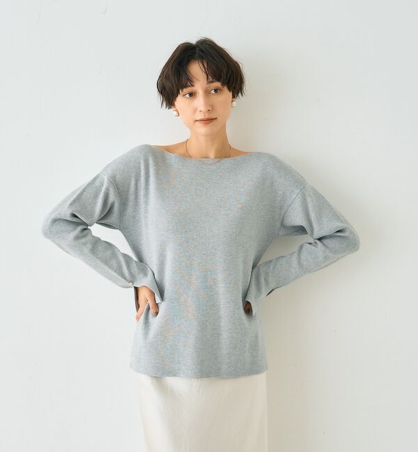 Rouge vif「スムーススリットニットプルオーバー【予約】」|ニット・セーター|