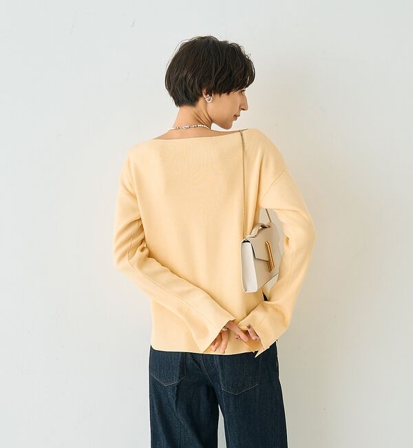 Rouge vif「スムーススリットニットプルオーバー【予約】」|ニット・セーター|