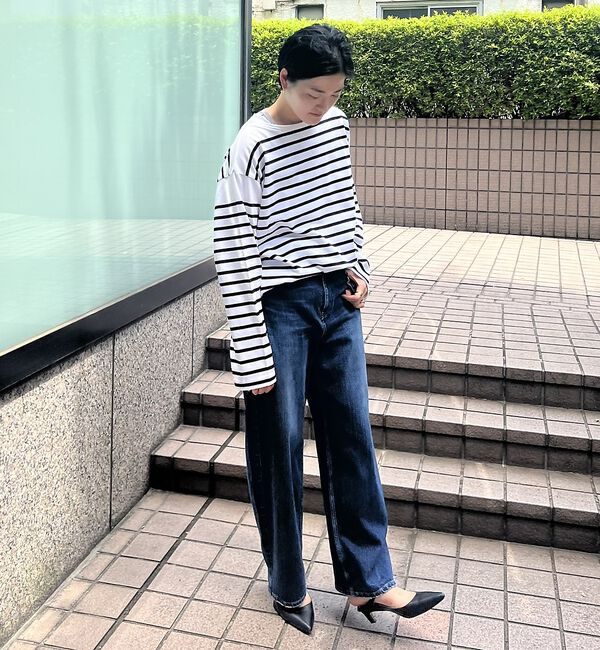 Rouge vif「【MONT KEMMEL/モン ケメル】バスクシャツ / ボーダーロングスリーブ」|Tシャツ・カットソー|