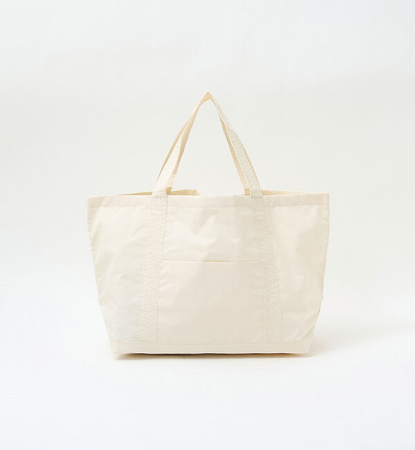 qualite「【e&times;qualite】 ナイロントート」|トートバッグ|オフホワイト