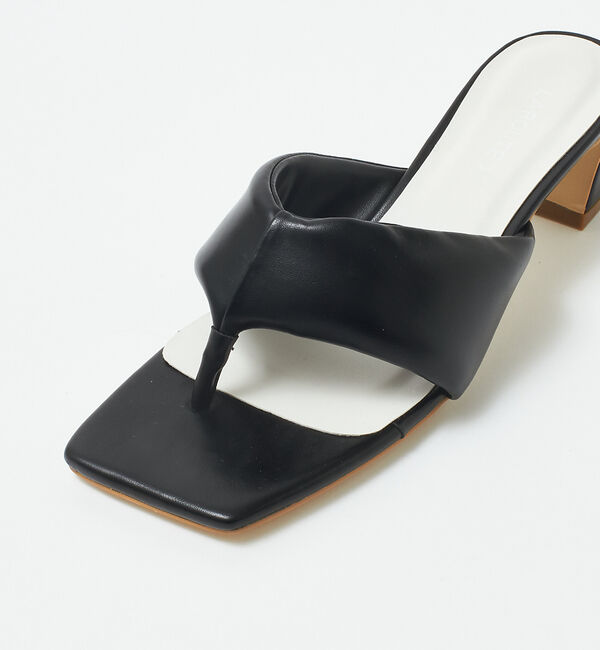 AU BANNISTER「【LAROUTE】クッショントングサンダル」|サンダル|