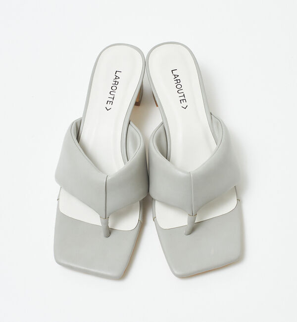 AU BANNISTER「【LAROUTE】クッショントングサンダル」|サンダル|