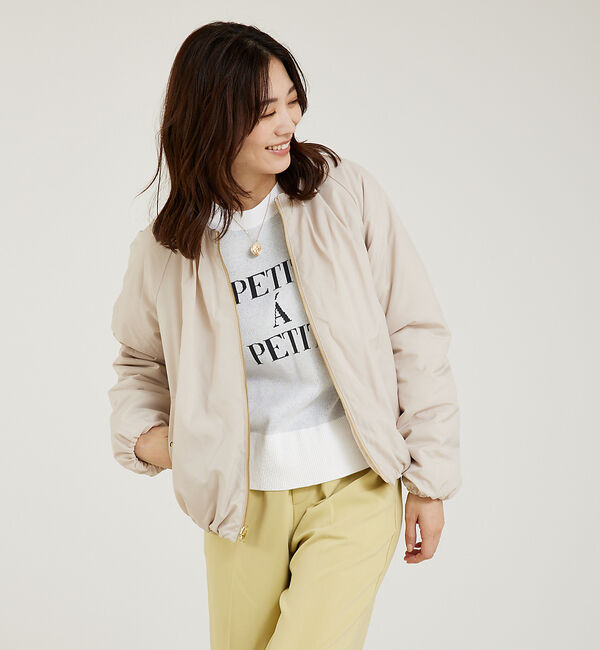 abahouse mavie「キルトリバーシブルブルゾン」|ブルゾン・スタジャン|