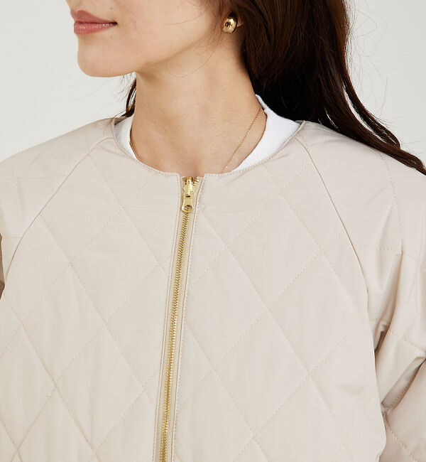 abahouse mavie「キルトリバーシブルブルゾン」|ブルゾン・スタジャン|