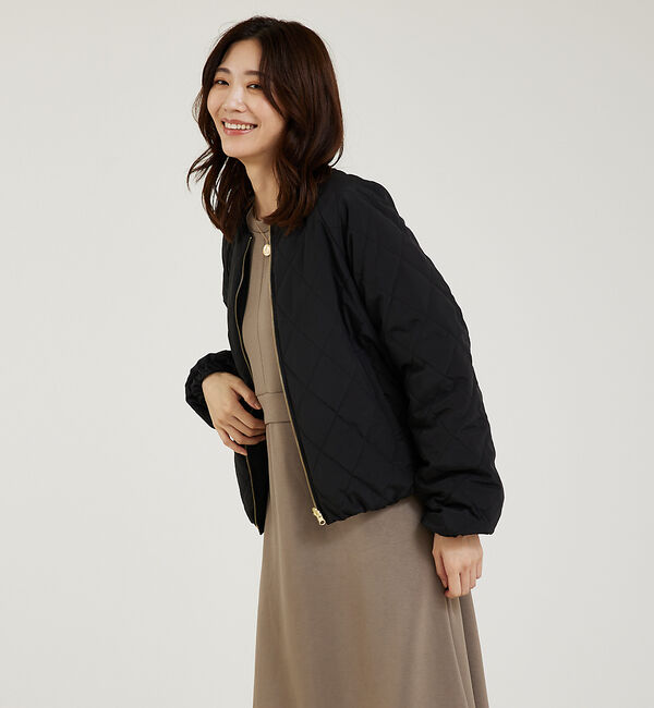 abahouse mavie「キルトリバーシブルブルゾン」|ブルゾン・スタジャン|