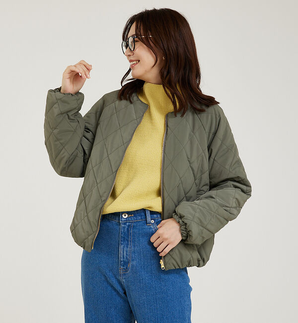 abahouse mavie「キルトリバーシブルブルゾン」|ブルゾン・スタジャン|