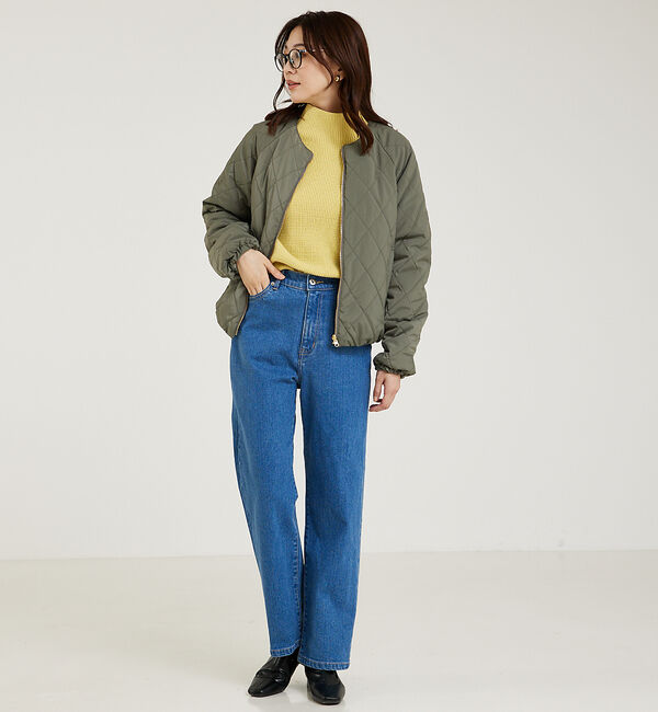 abahouse mavie「キルトリバーシブルブルゾン」|ブルゾン・スタジャン|