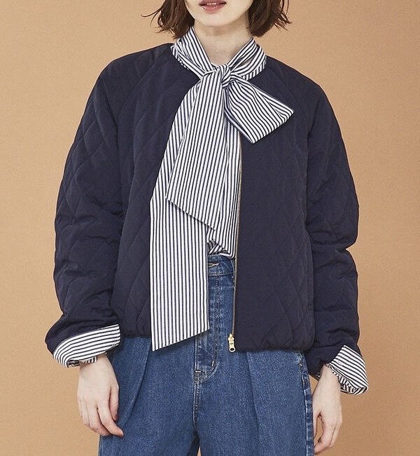 abahouse mavie「キルトリバーシブルブルゾン」|ブルゾン・スタジャン|