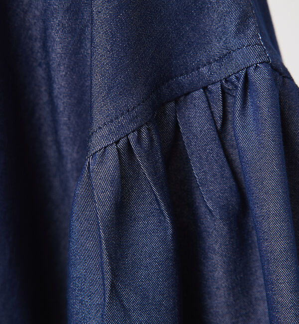 abahouse mavie「ボウタイデニムシャツ」|シャツ・ブラウス|