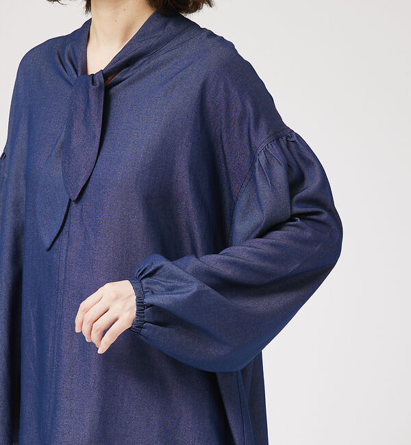 abahouse mavie「ボウタイデニムシャツ」|シャツ・ブラウス|