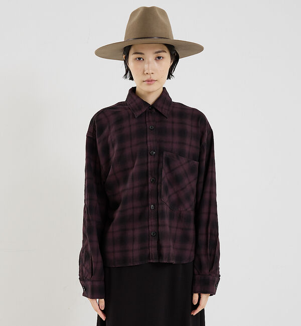 The Store by C' 「【AGOLDE】COMER SHIRT／チェックシャツ」|シャツ・ブラウス|
